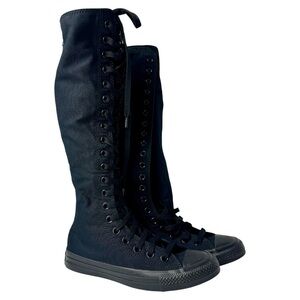 Converse Chuck Taylor All Star XX-Hi Knee High Black Unisex Men 4 Women 6 NWOB
